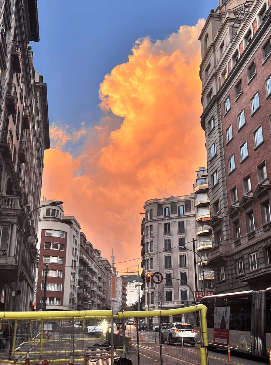 Barcelona sunset